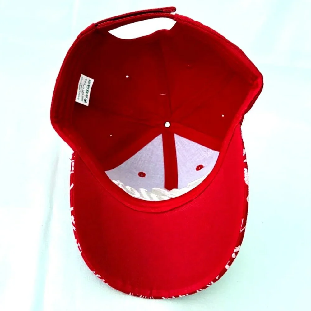 Wales Red Adjustable Strapback‎ Baseball Cap Hat NWT
